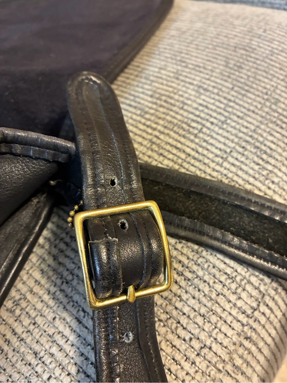 Vintage Coach Black Leather B5B – 9170 Bag - Picture 13 of 16